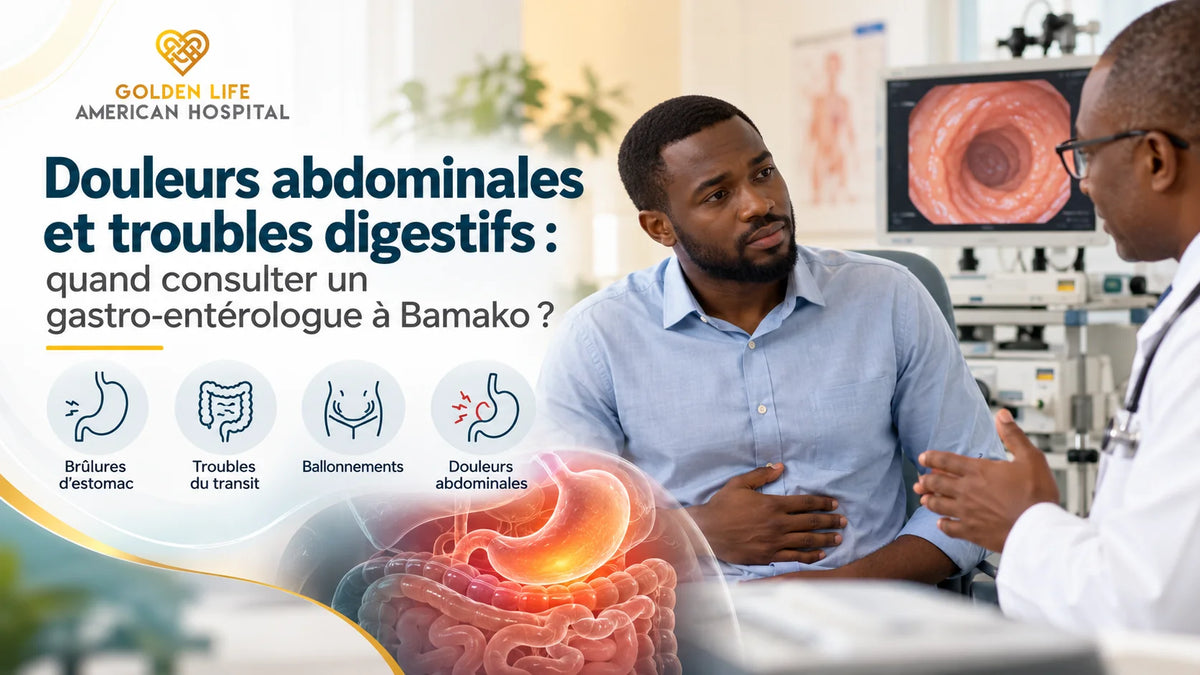 Gastro-entérologie Bamako, endoscopie Bamako, douleur abdominale