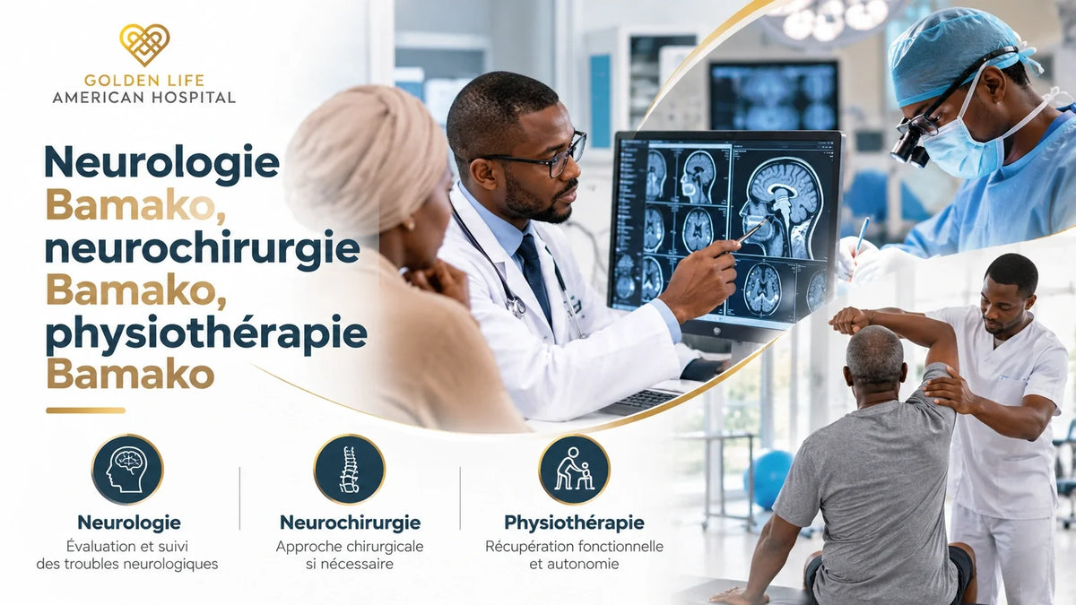 Neurologie Bamako, neurochirurgie Bamako, physiothérapie Bamako